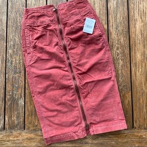 NWOT Free People Corduroy Skirt